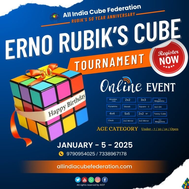 ERNO RUBIK'S CUBE TOURNAMENT