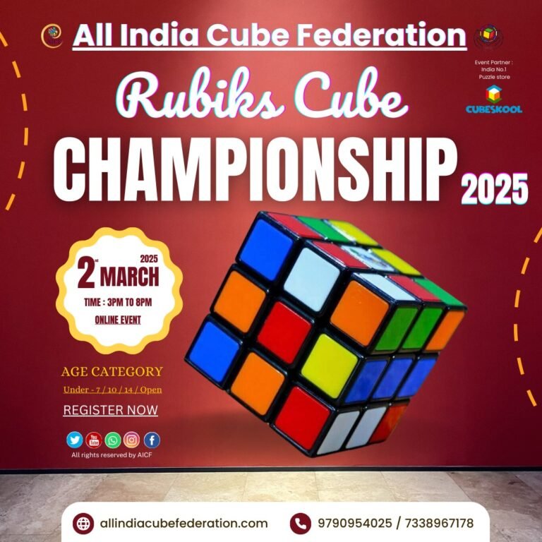 Rubik's Cube CHAMPIONSHIP 2025