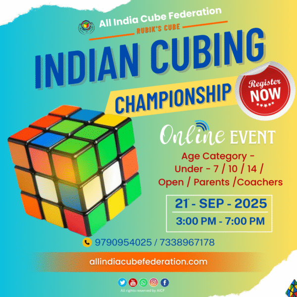 INDIAN CUBING CHAMPIONSHIP - 2025 by AICF